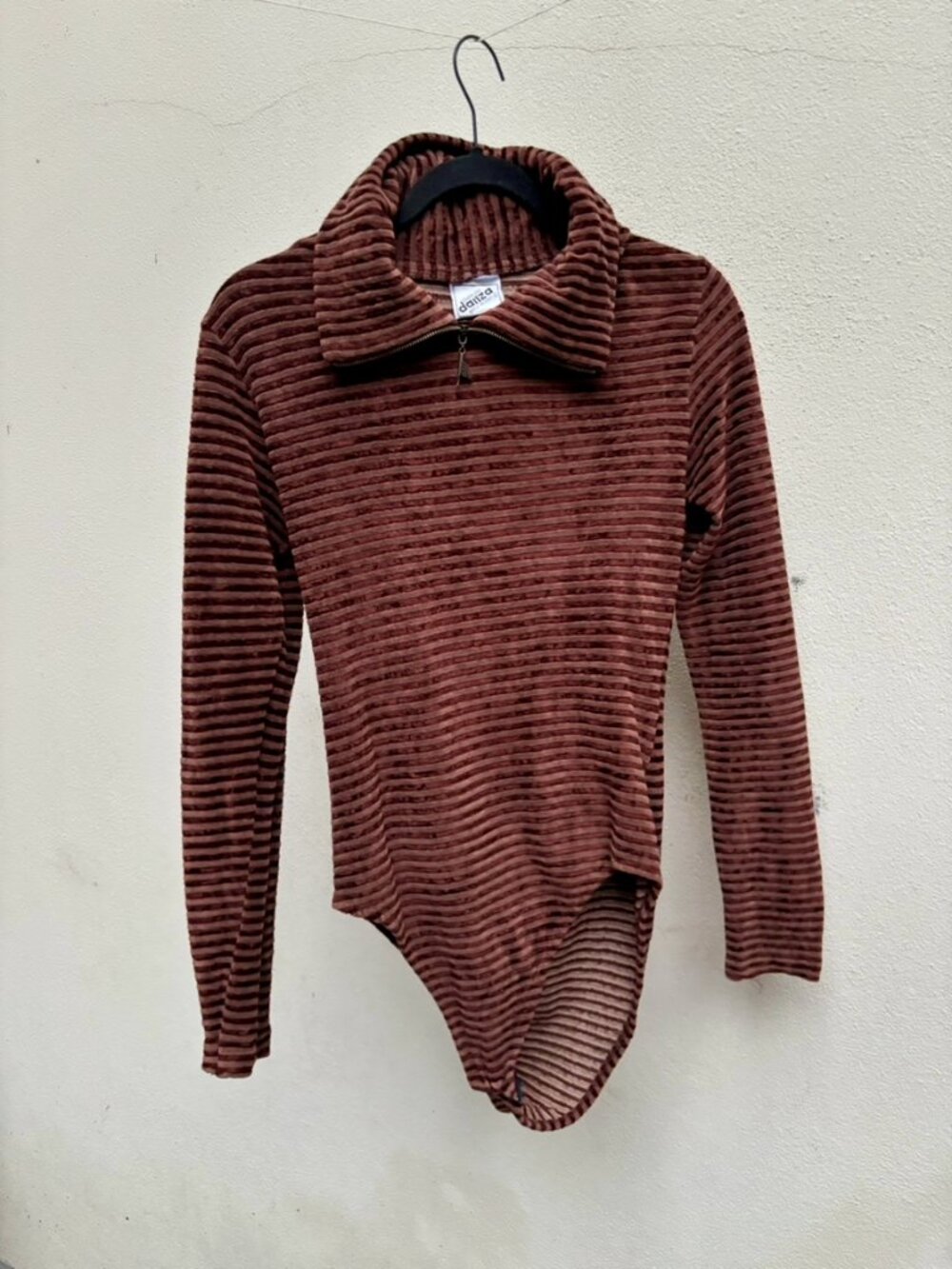 Italian Vintage Velour bodysuit
